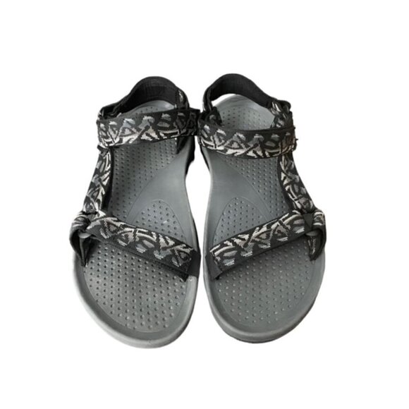 Teva Hurricane Black and Grey Sport Sandal 11 - Picture 2 of 6